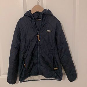 Navy Blue LL Bean jacket.  Kids size 8.